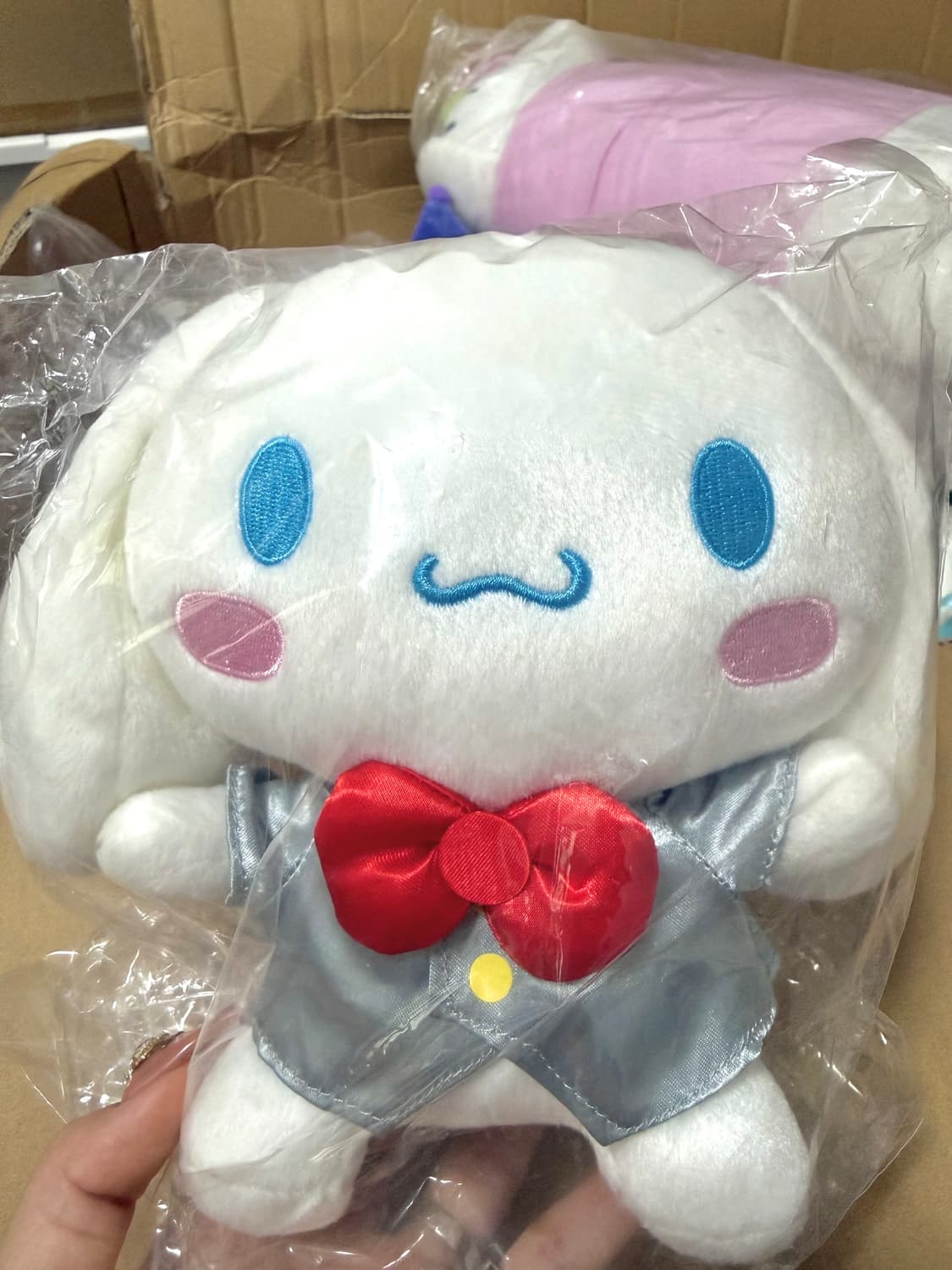 산리오 퓨로랜드 고전시나모롤 턱시도 인형 봉제인형 상품이미지1