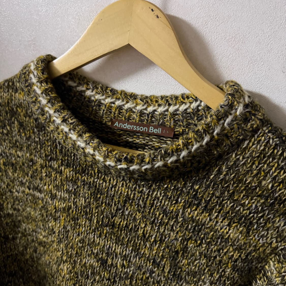 앤더슨벨 멜란지 스웨터 L (남성 100정도) 상품이미지4