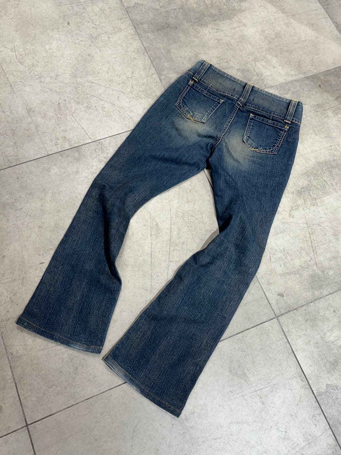 Georgia Love 투버튼 세미 부츠컷 데님팬츠 상품이미지6