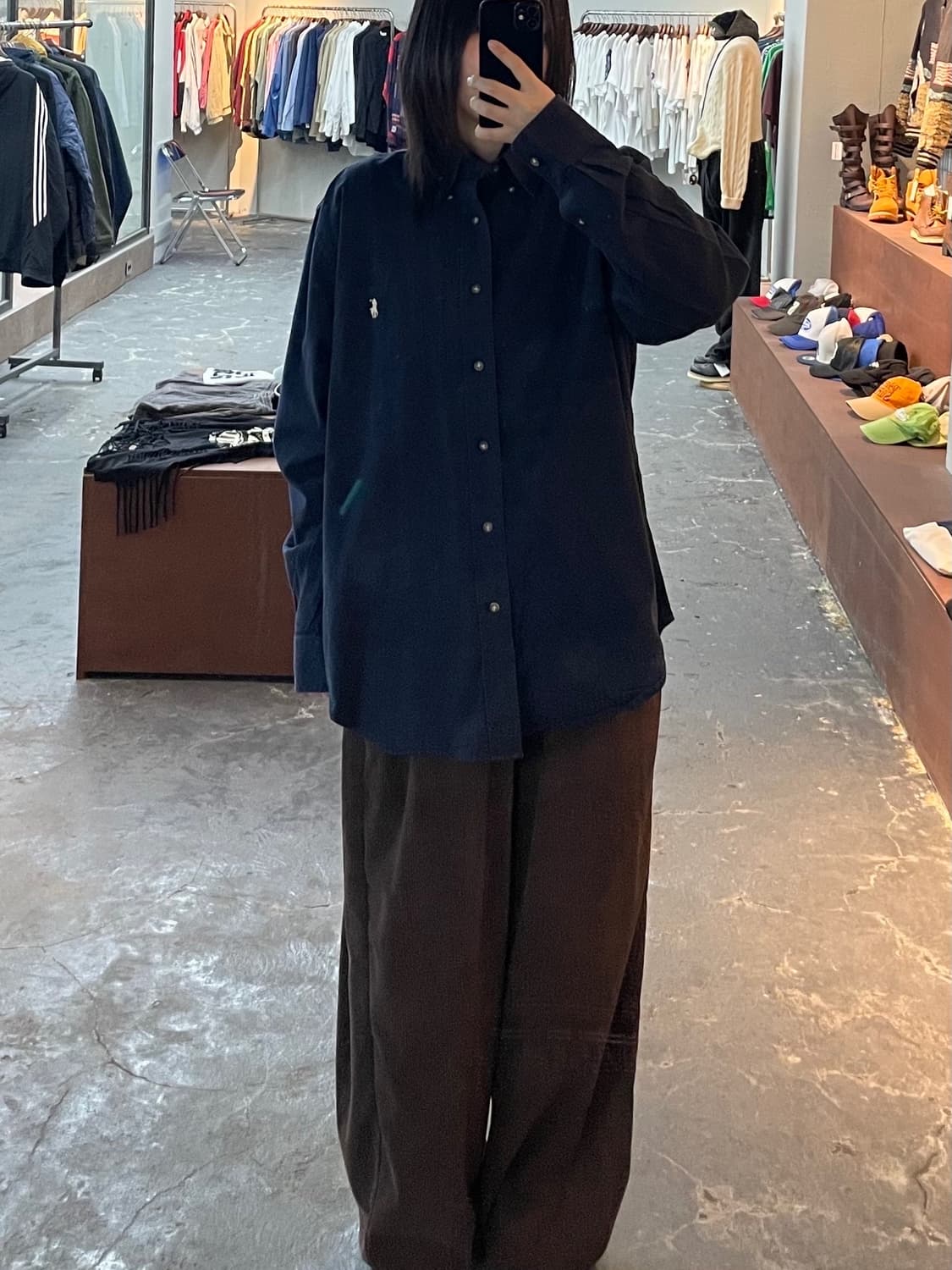 폴로 랄프로렌 네이비 셔츠 H1041 상품이미지1