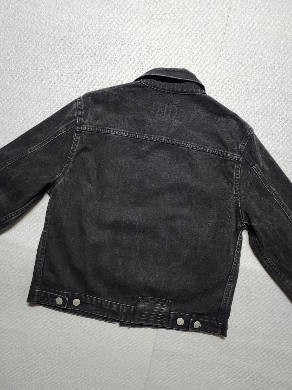 빈티지 폴로진스 2세대  블랙 데님 트러커자켓 상품이미지2