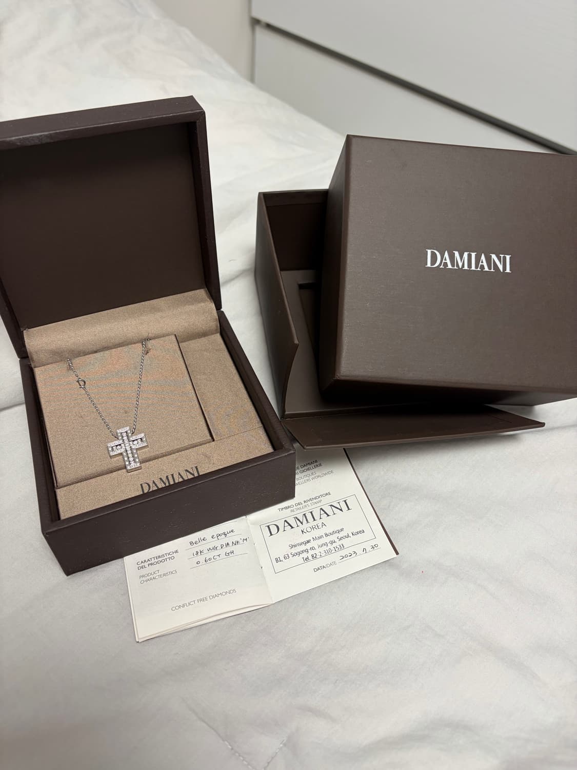 다미아니 벨에포크 M 다이아 목걸이 풀박스 상품이미지3