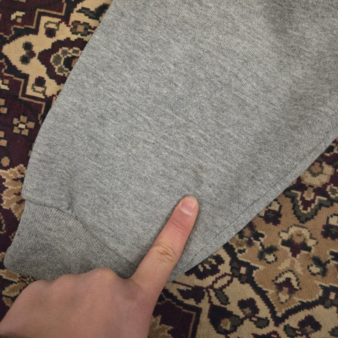 90s 빈티지 러셀 후드집업 그레이 XL 상품이미지7