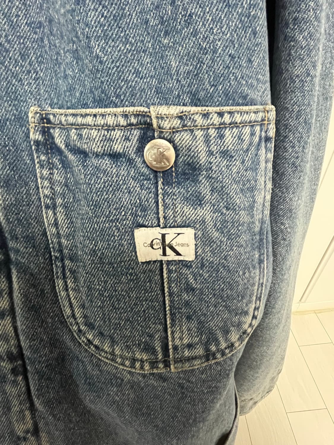 캘빈클라인 빈티지 청자켓 상품이미지3