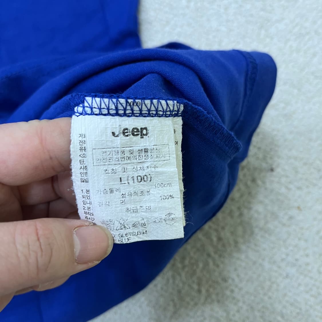 L 지프 빅로고 반팔 티셔츠 0421M 상품이미지3