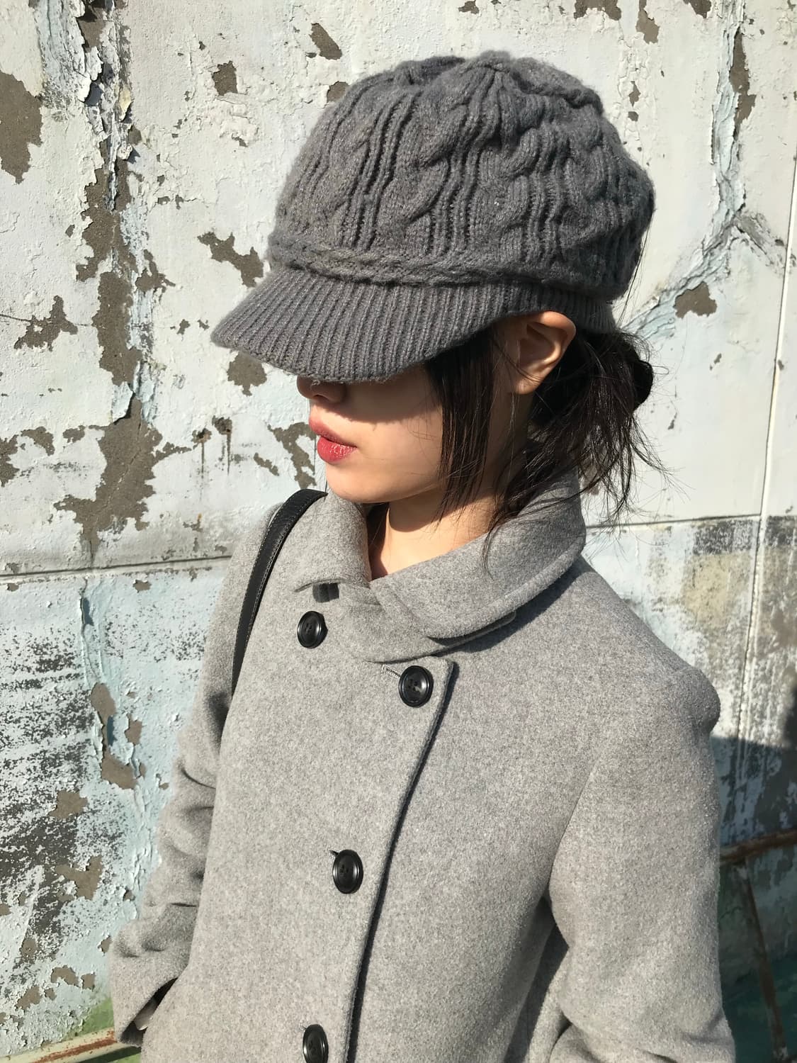 빈티지 케이블 니트 캡 상품이미지2