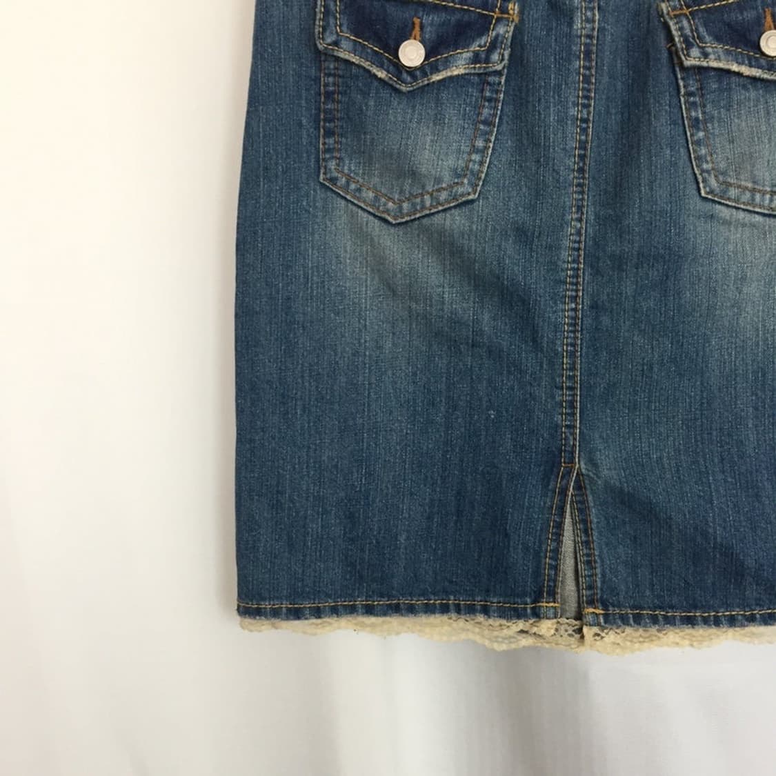 683. denim midi lace SK  상품이미지9