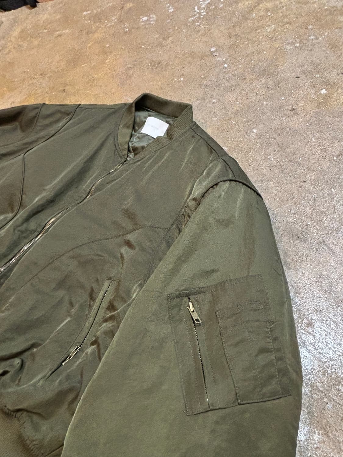 젠틀 커버 윈디 보머 파이팅 항공 자켓 상품이미지7