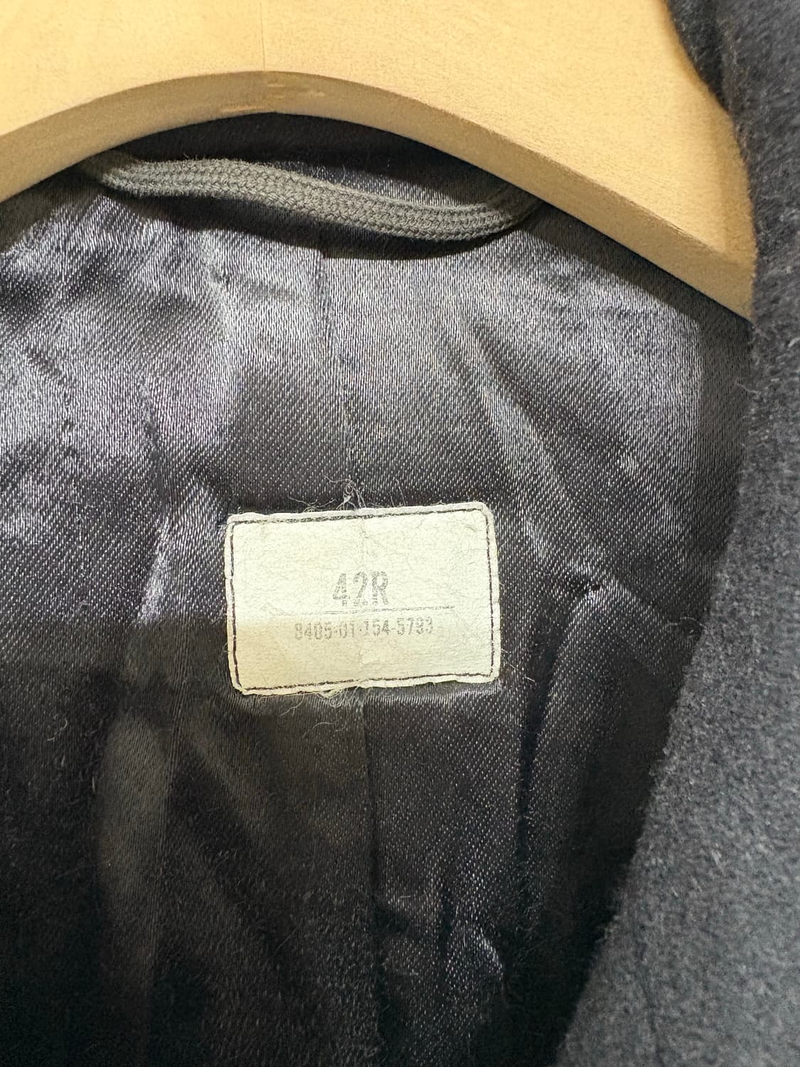 80‘s USN Wool Pea Overcoat. 상품이미지3