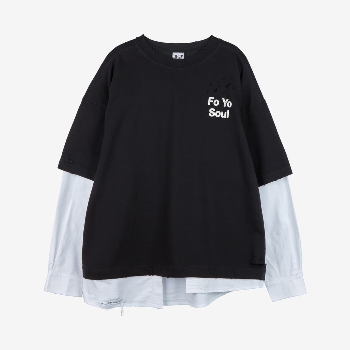 스탠드얼론 레이어드 티셔츠 상품이미지2