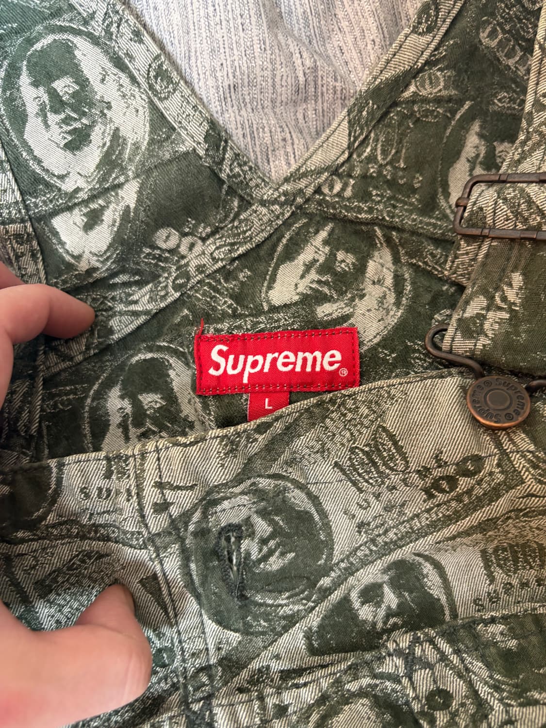 슈프림 달러 오버롤 L 상품이미지5