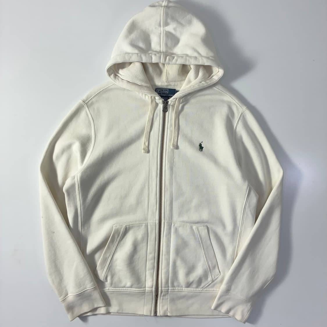 Polo  폴로 랄프로렌 자수 화이트 후드집업 상품이미지2