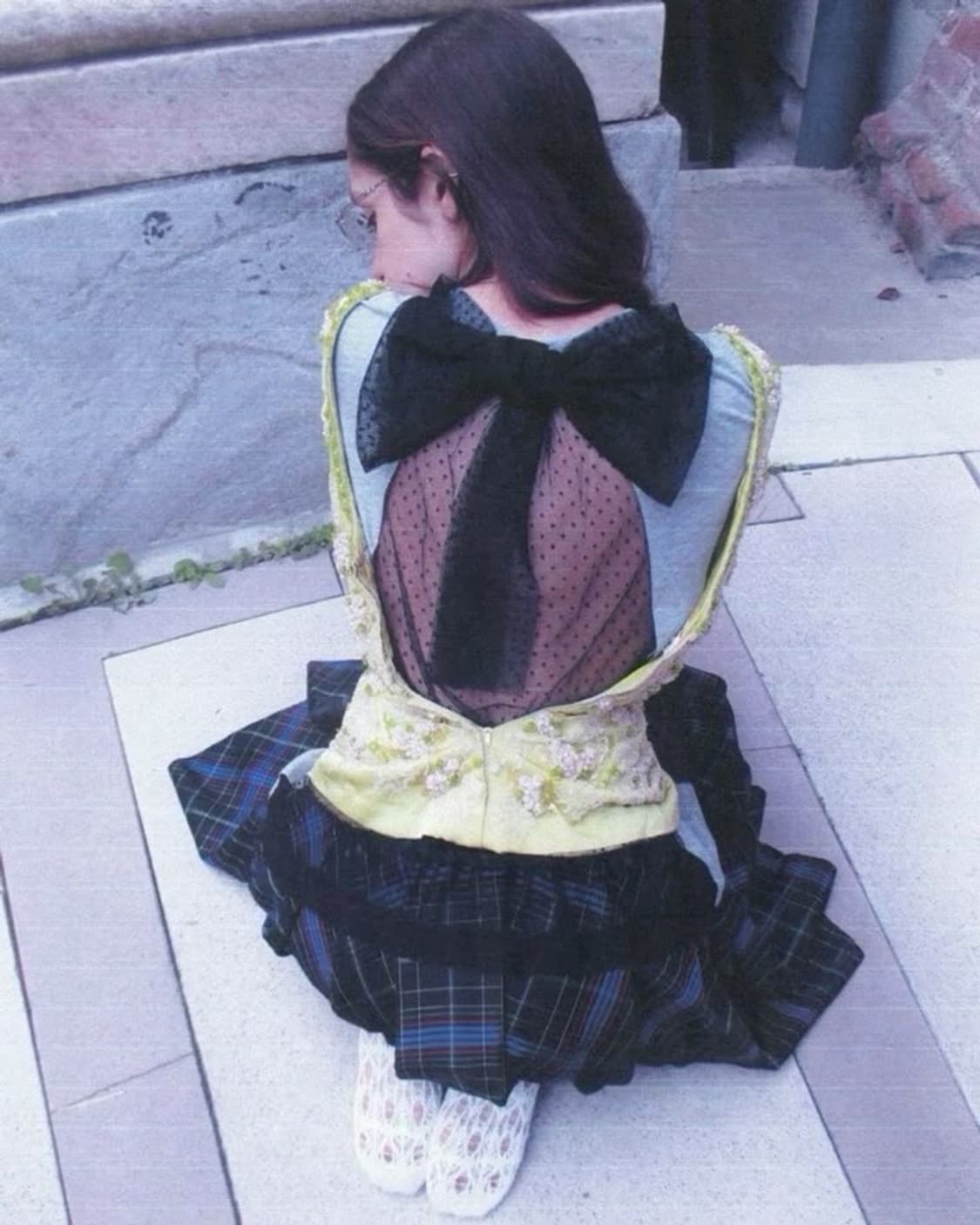 Ribbon lace top 상품이미지3