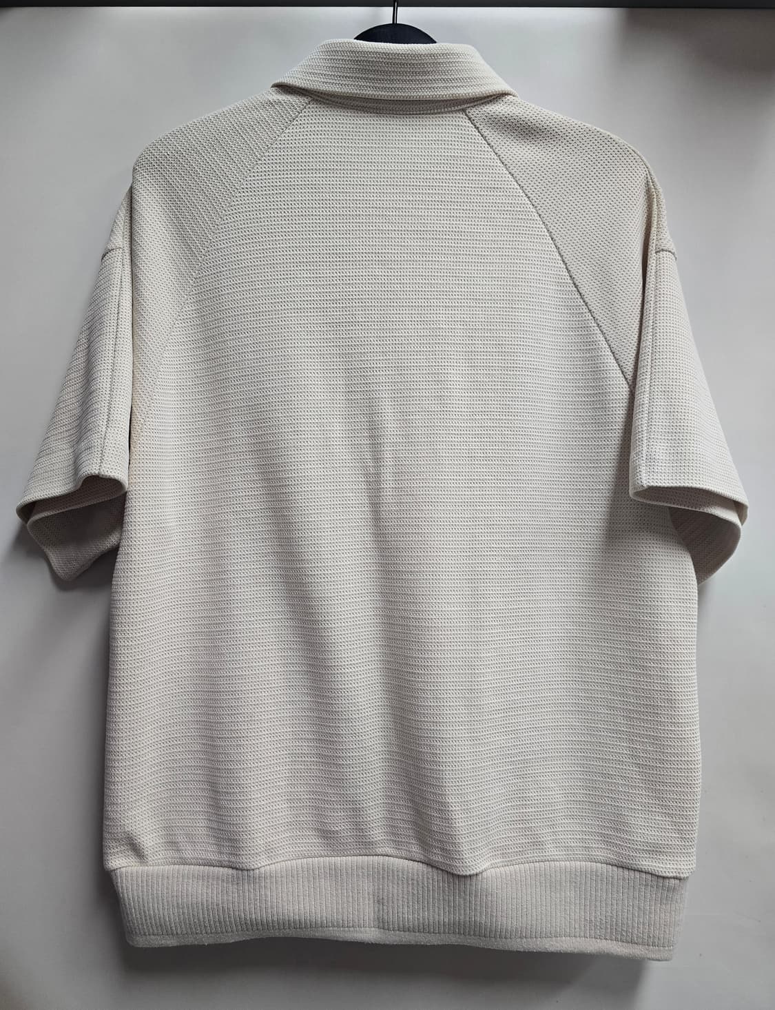 한섬)타임 옴므 니트반팔티 95(XL)오트밀색상 상품이미지3