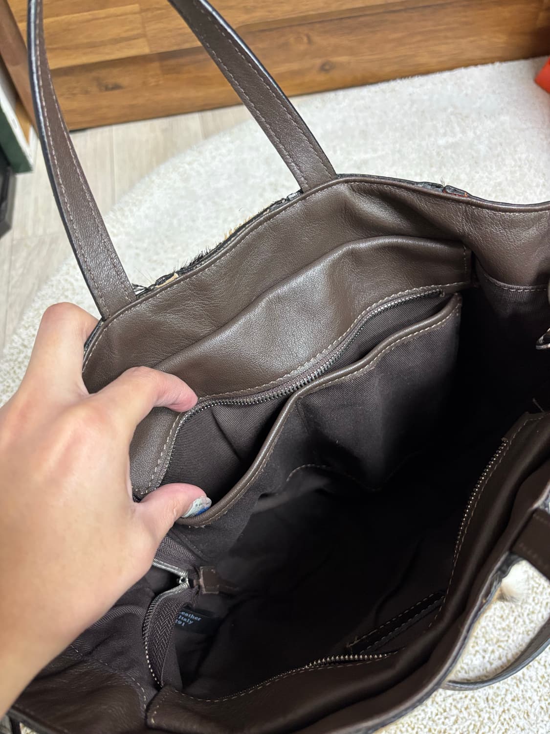 Crazy Pattern Leather Bag 상품이미지8