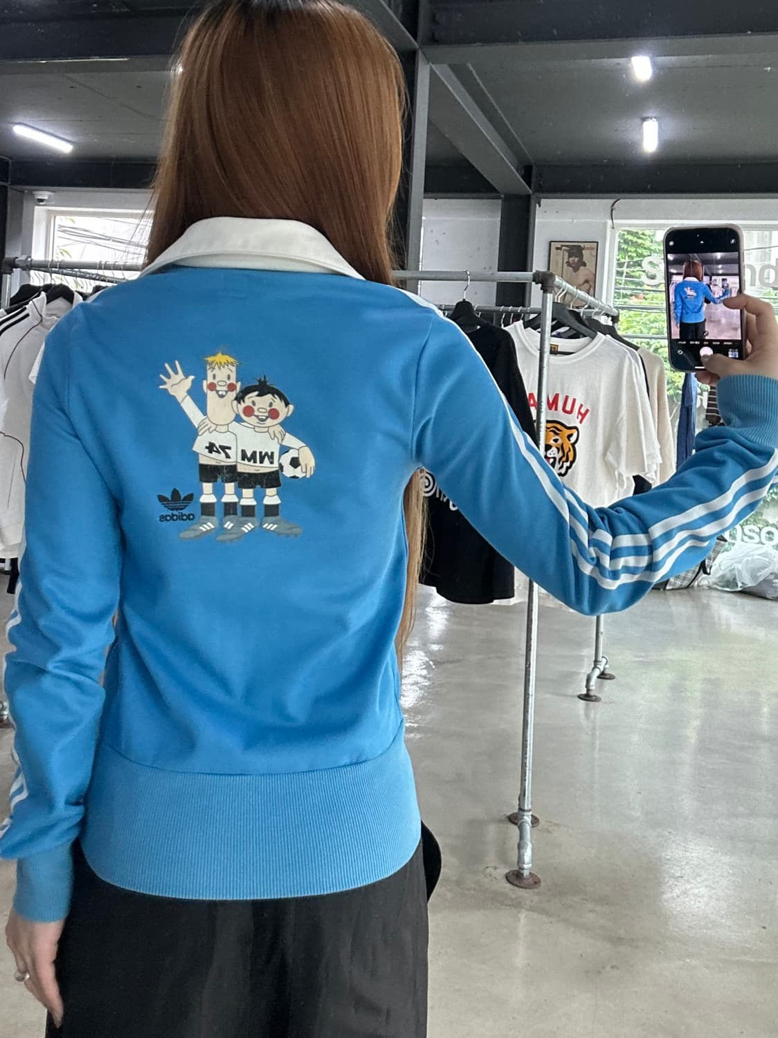 아디다스 이니셜로고 팁탭 트랙탑 져지 상품이미지1