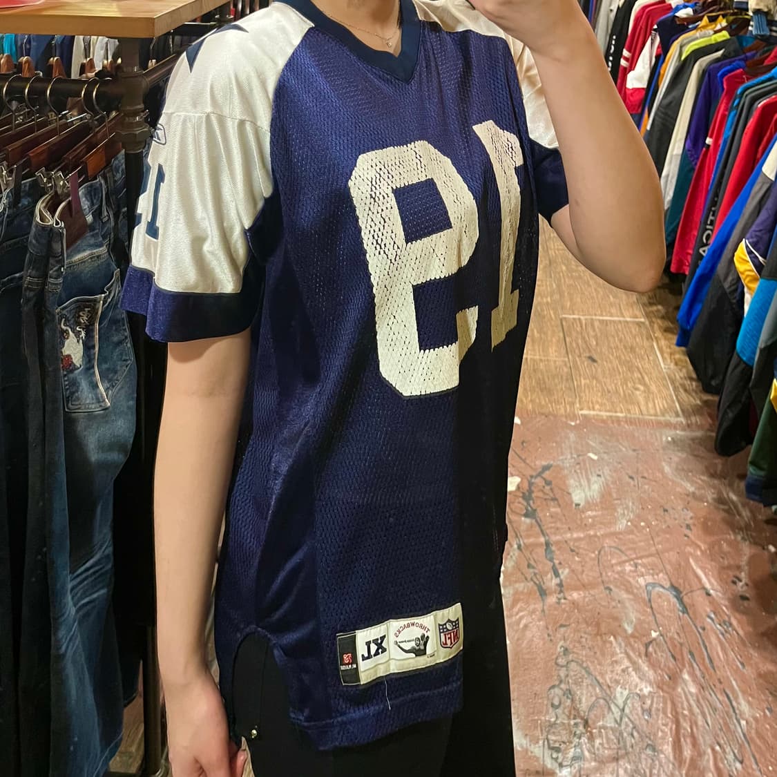 [HI] 리복 NFL 댈러스 카우보이스 마일스 오스틴 져지 퍼플/화이트 상품이미지3