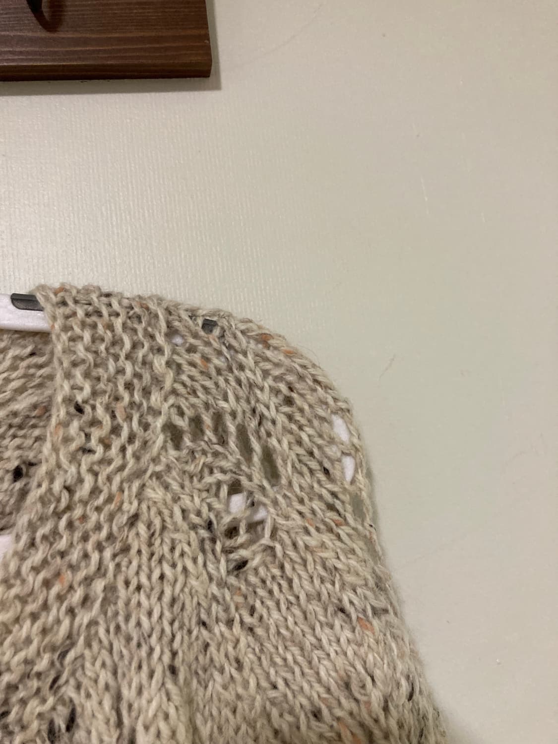 원단추 오트밀 가디건 상품이미지9