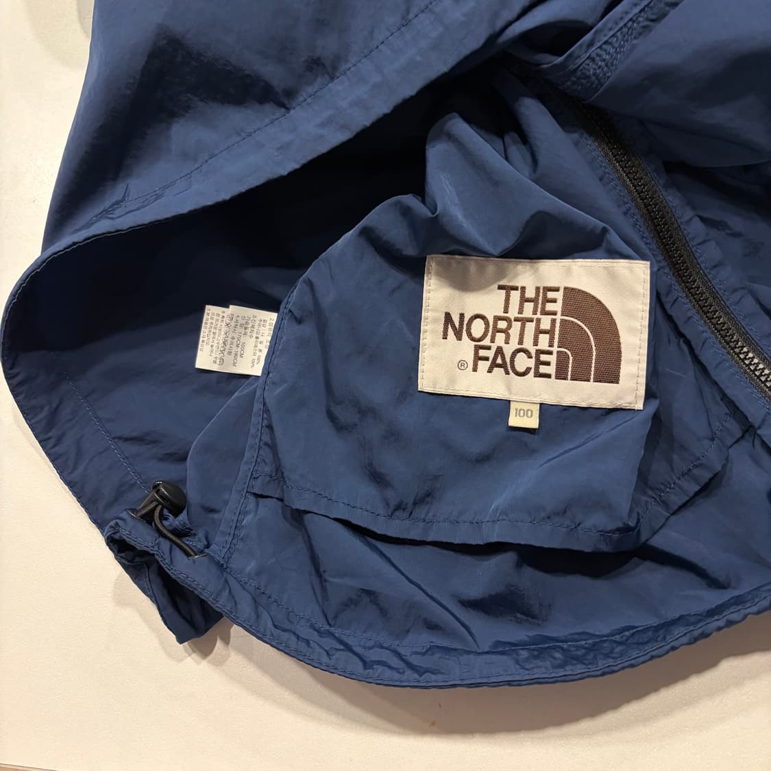 [100] 노스페이스 화이트라벨 페럼 네이비 바람막이 후드 자켓 D388 상품이미지8
