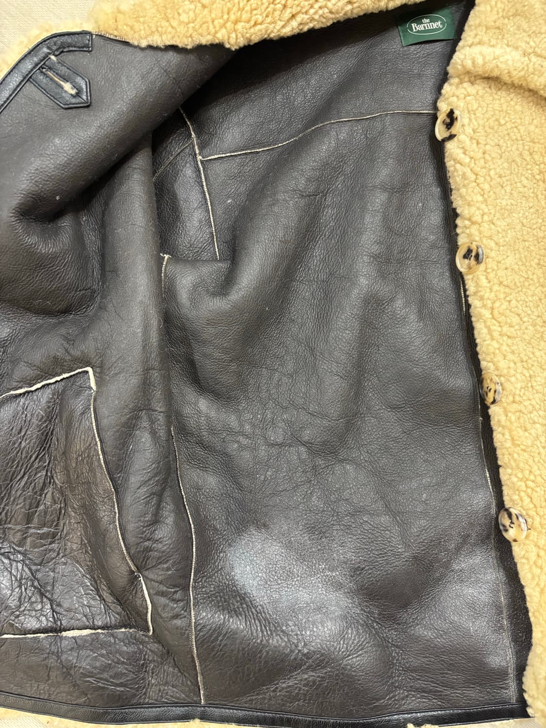 더바넷 시어링 무스탕 자켓 상품이미지9