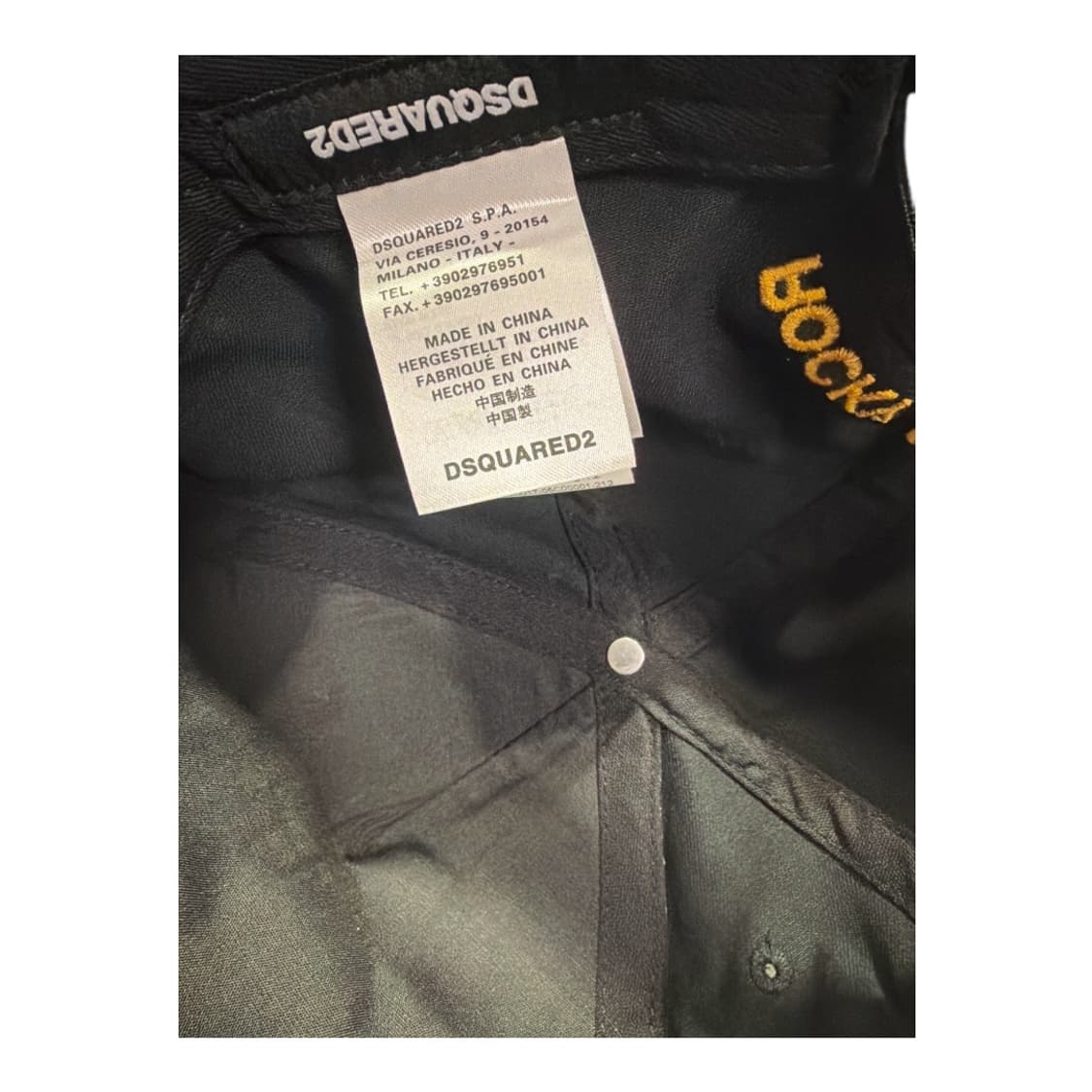 디스퀘어드2 블랙 볼캡 상품이미지4