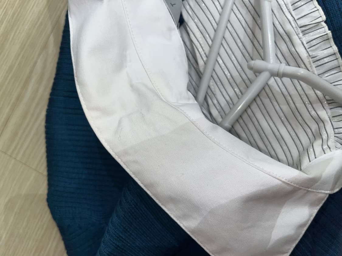 프릴 셔츠 레이어드 골지 가디건 상품이미지3