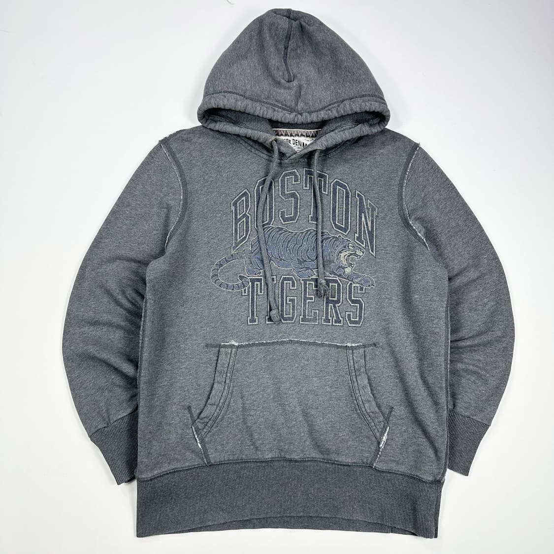 타미힐피거 플래그 타이거 차콜 후드티 (L) 상품이미지2