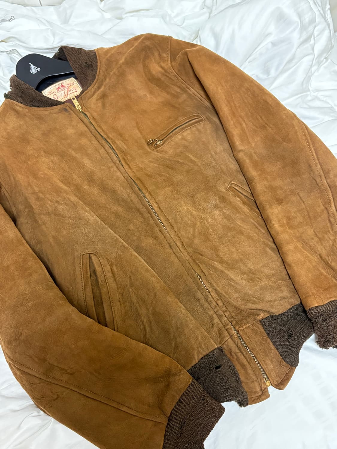 50s 빈티지 스웨이드 자켓 상품이미지1