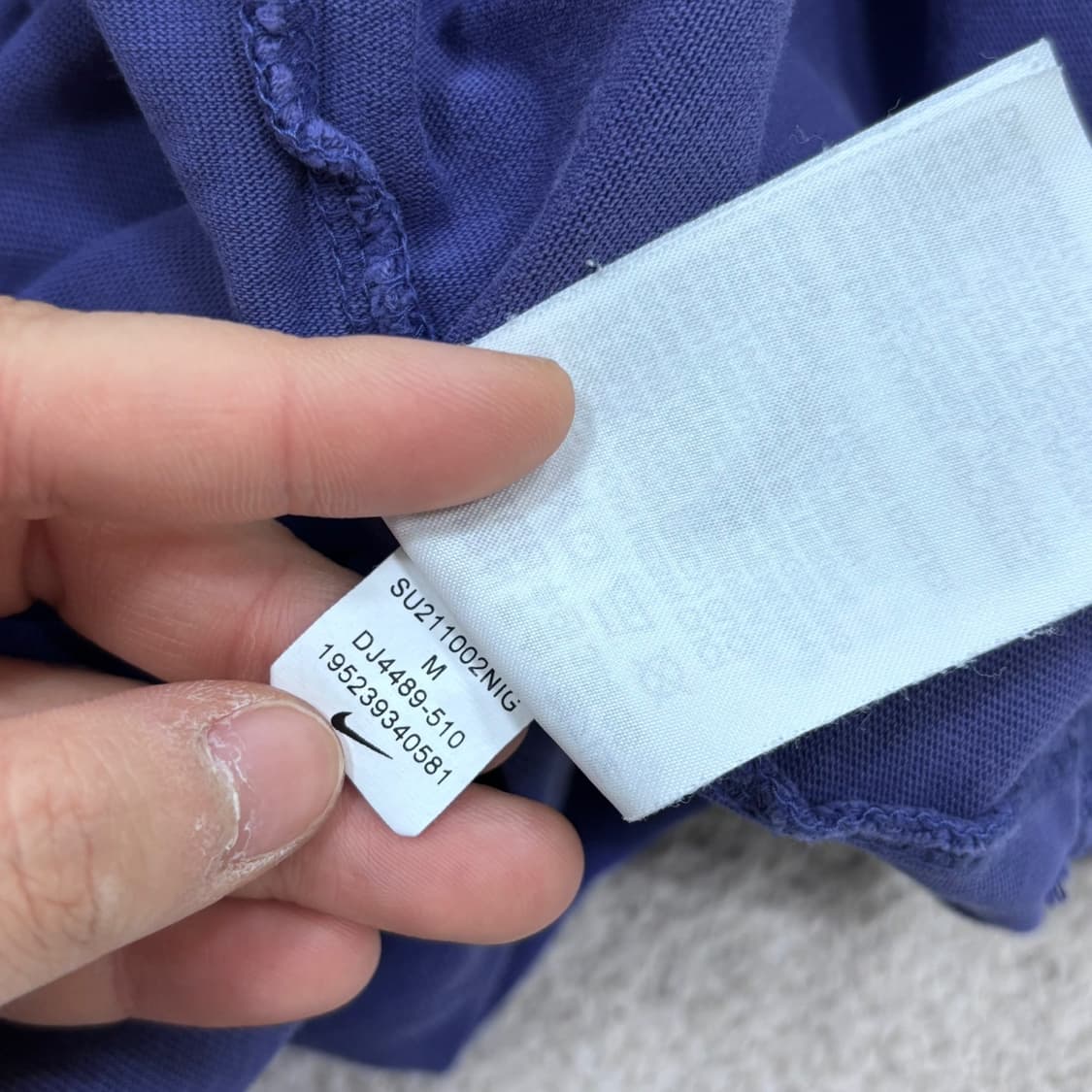 M 나이키 스몰로고 반팔 티셔츠 0415E 상품이미지6