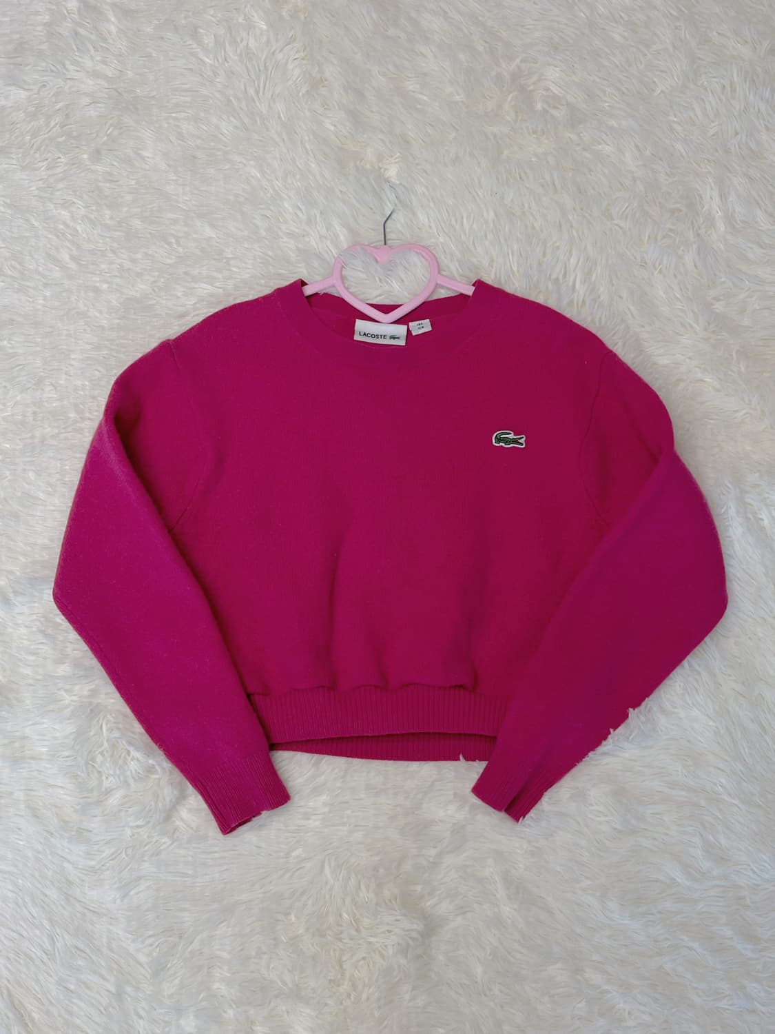 라코스테 크롭 니트 상품이미지1