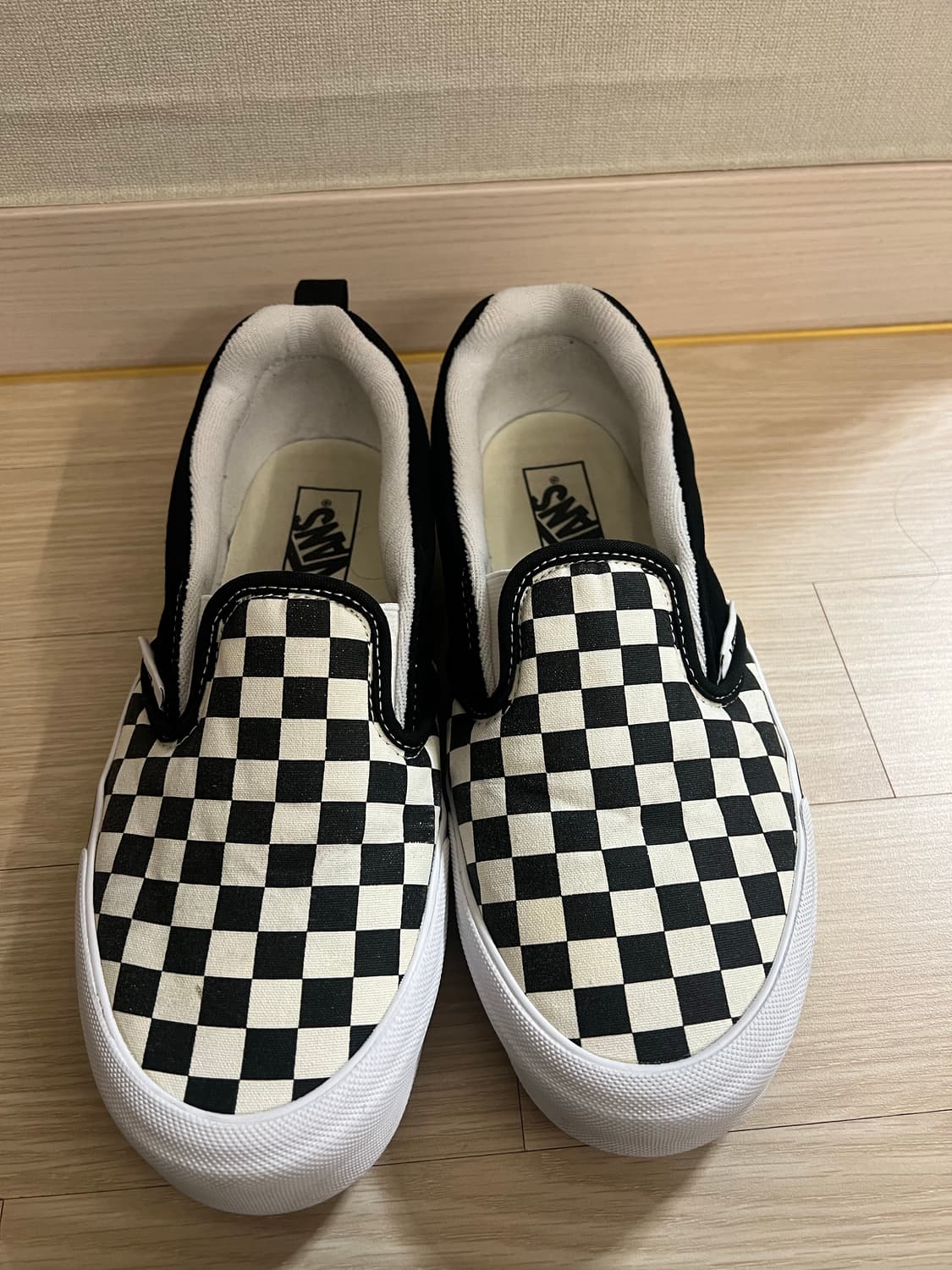 [270] 반스 체커보드 뉴 슬립 블랙 화이트 상품이미지2