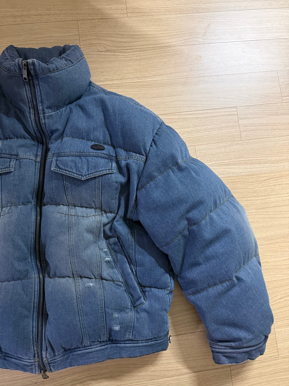 아더에러 Nox puffer 패딩 데님 L 상품이미지3