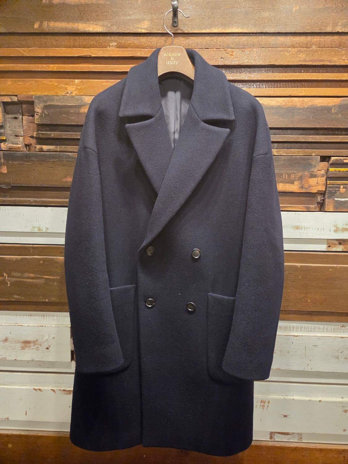 시스템 더블브레스티드코트 상품이미지9