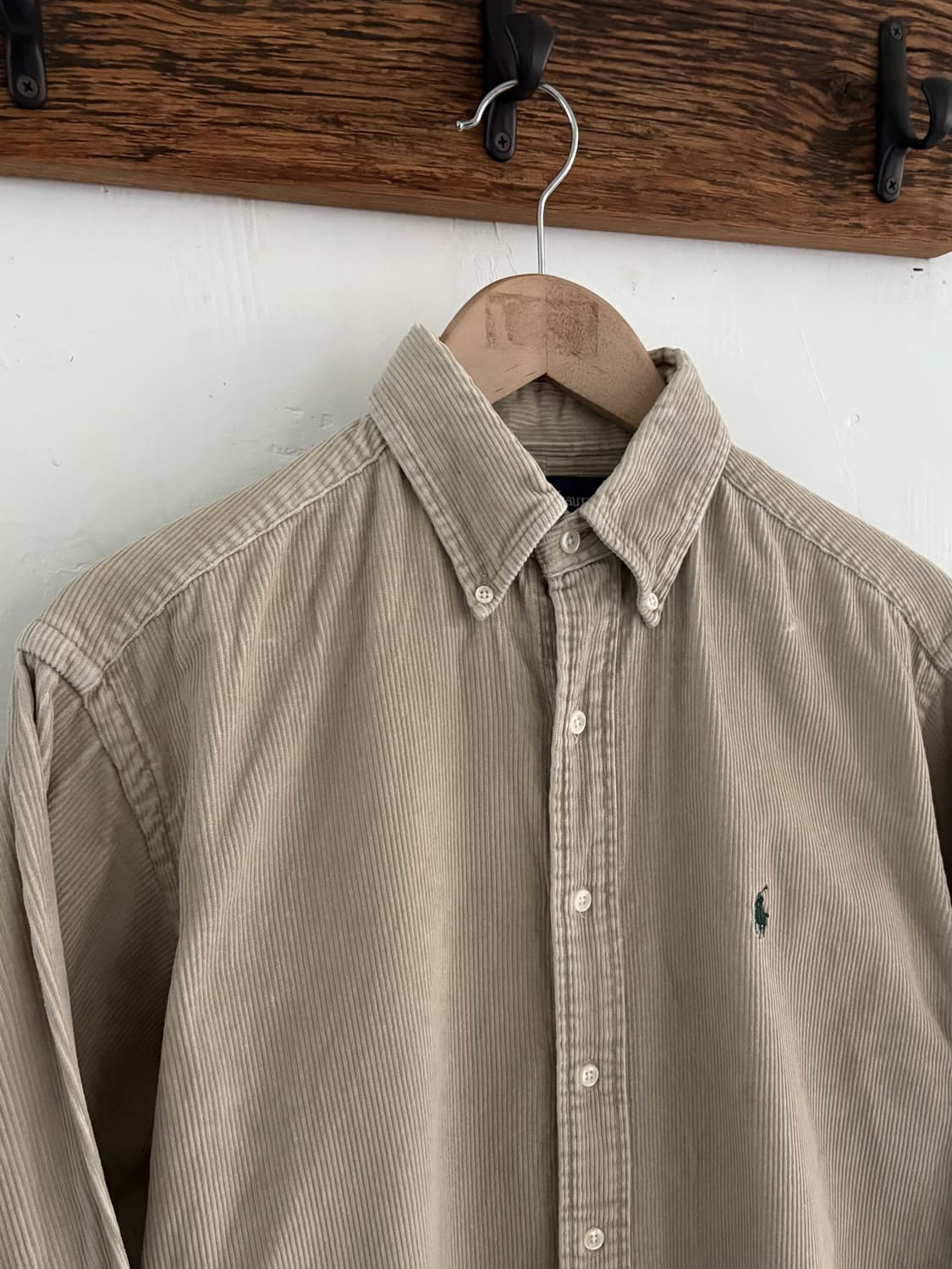 Polo 폴로 랄프로렌 블레이크 베이지 코듀로이 셔츠 상품이미지2