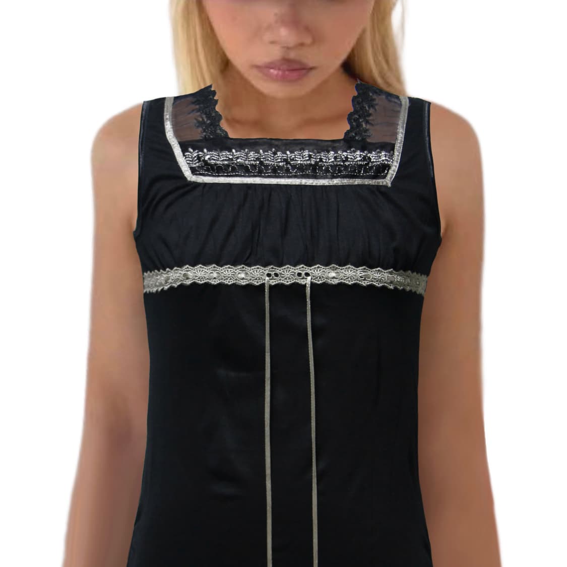 Lace Point sleeveless 상품이미지1