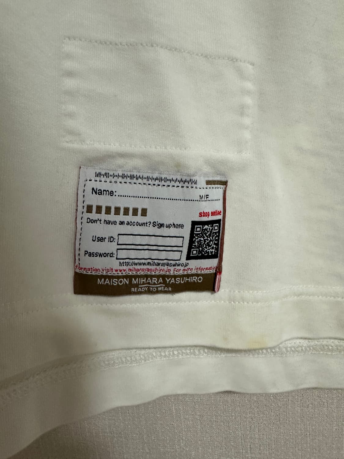 메종 미하라 야스히로 챔피온오마쥬 반팔티 48 상품이미지3