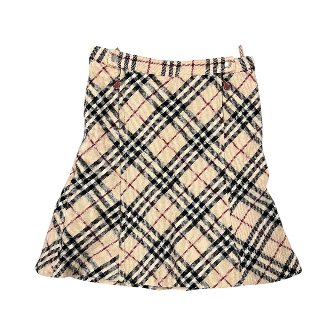 M 버버리 블루라벨 노바체크 울 플레어 스커트 상품이미지1