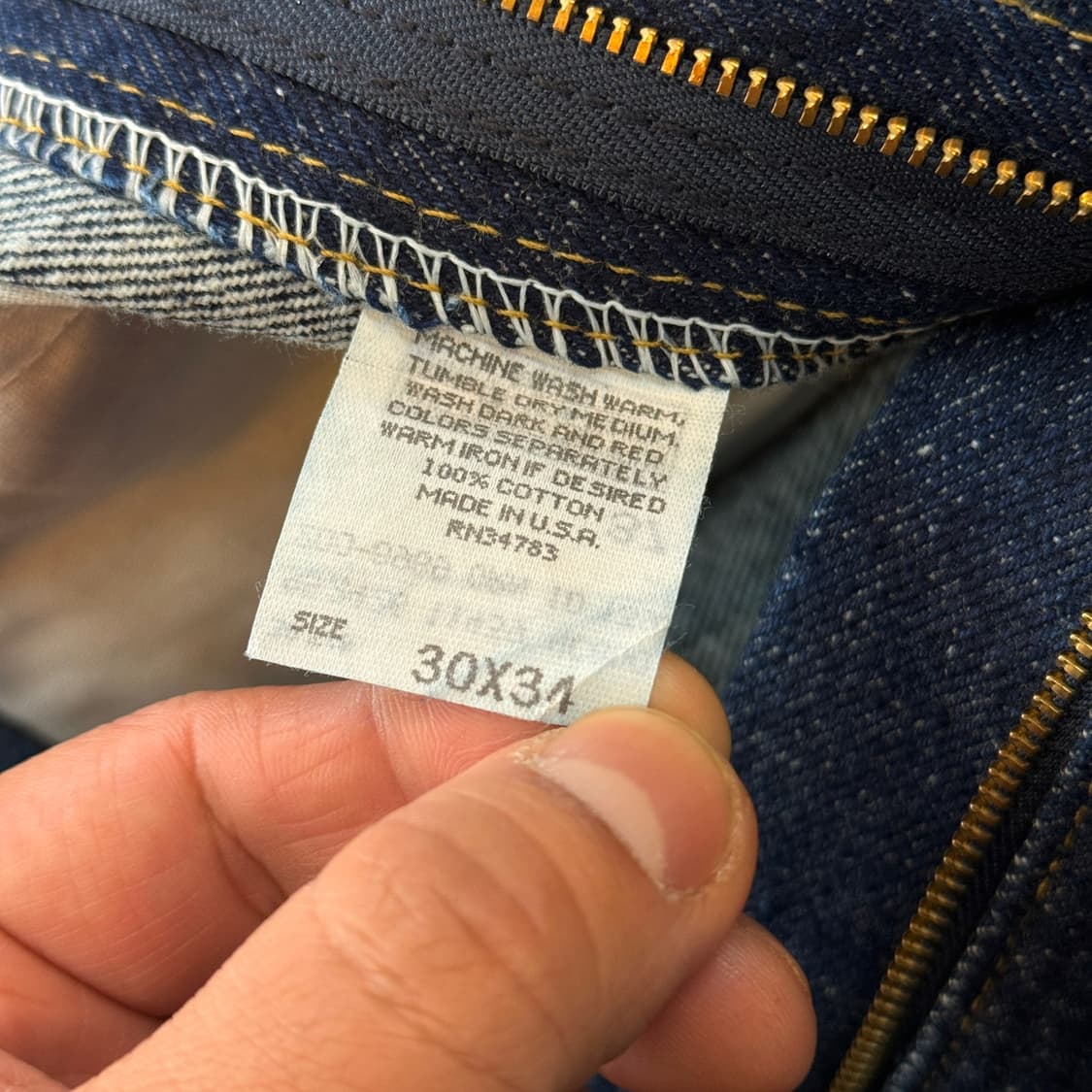 90's LEE 데드스탁 USA 레귤러핏 30X34 상품이미지6