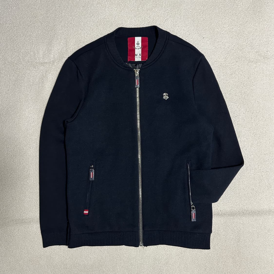 M.N HOMME 니트 집업 상품이미지1