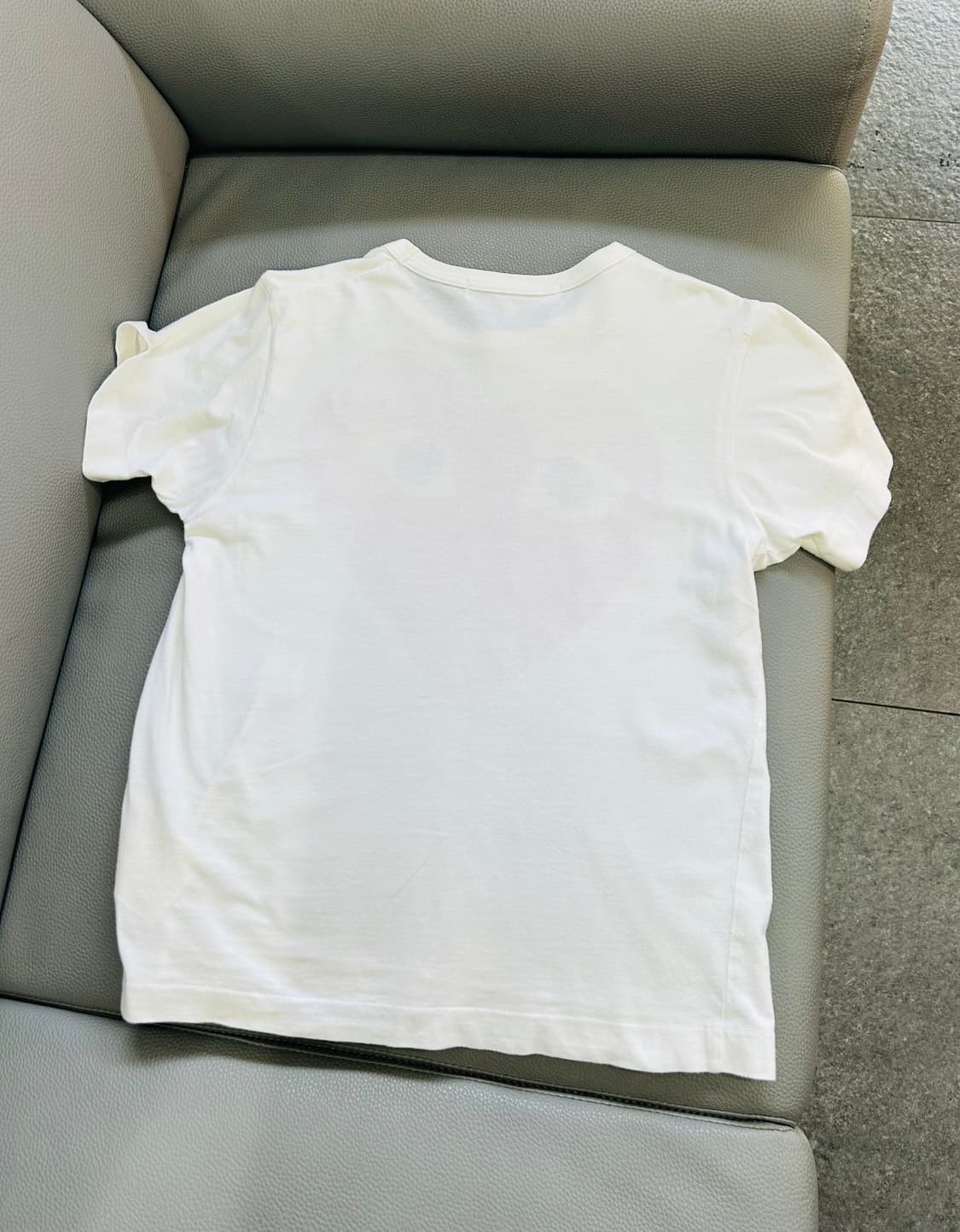 꼼데가르송 더블하트 와펜 여성 반팔티(M) 상품이미지4