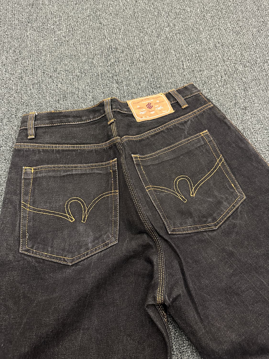 ROCAWEAR 로카웨어 흑청 데님팬츠 스트릿 힙합팬츠 상품이미지2