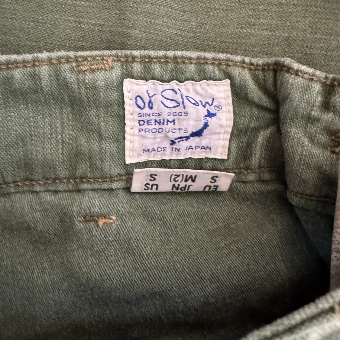 오어슬로우 퍼티그 팬츠 레귤러 2사이즈 상품이미지3