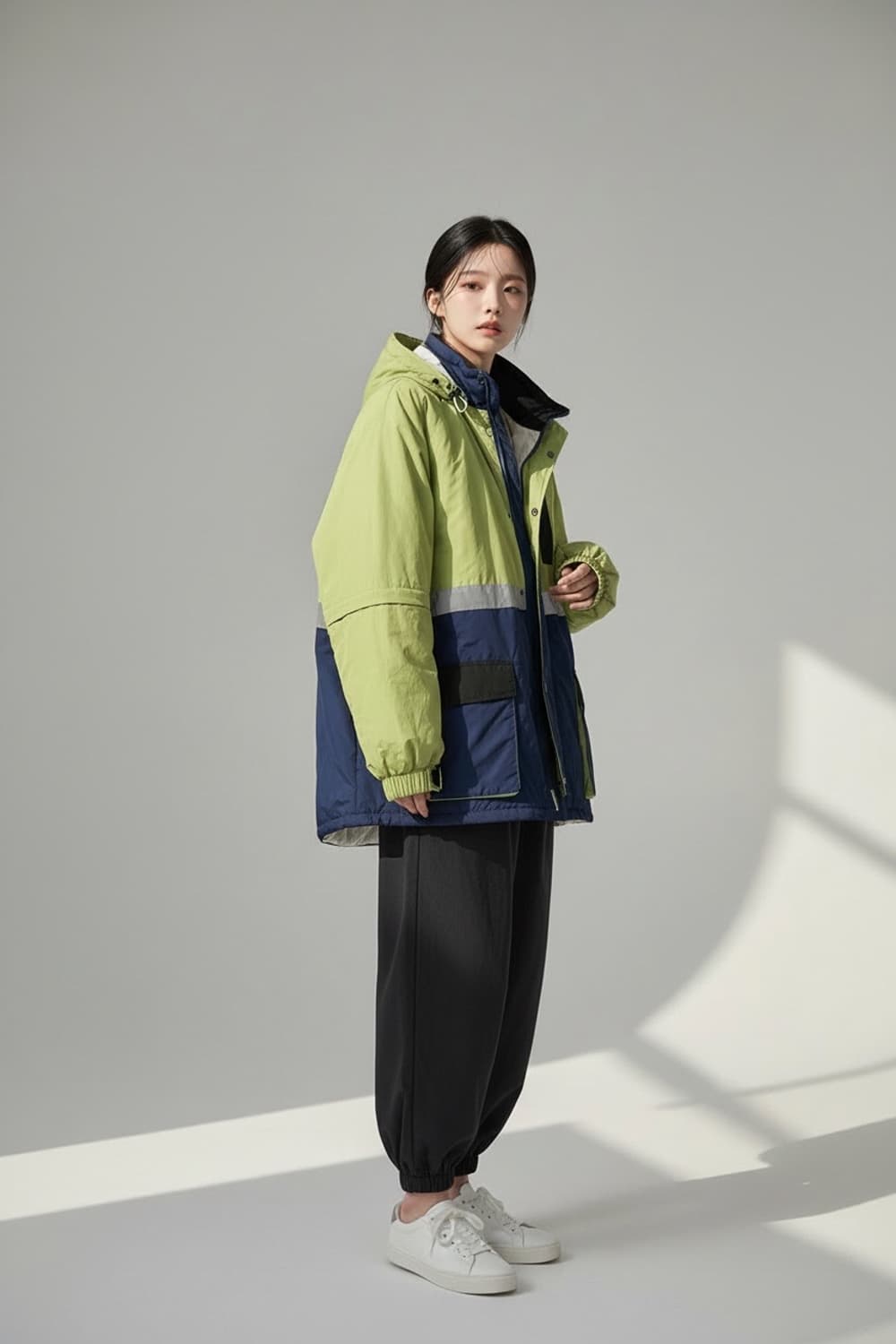 발렌시아가 S/S 컬렉션 후드 바람막이 점퍼 48 상품이미지1