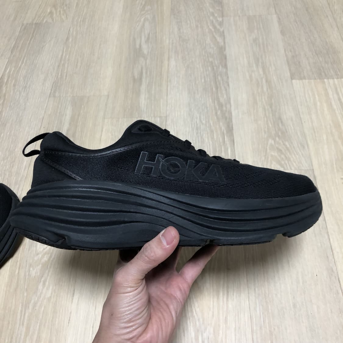 (275) 호카 오네오네 HOKA 본디8 트리플 블랙 러닝화 와이드 상품이미지7