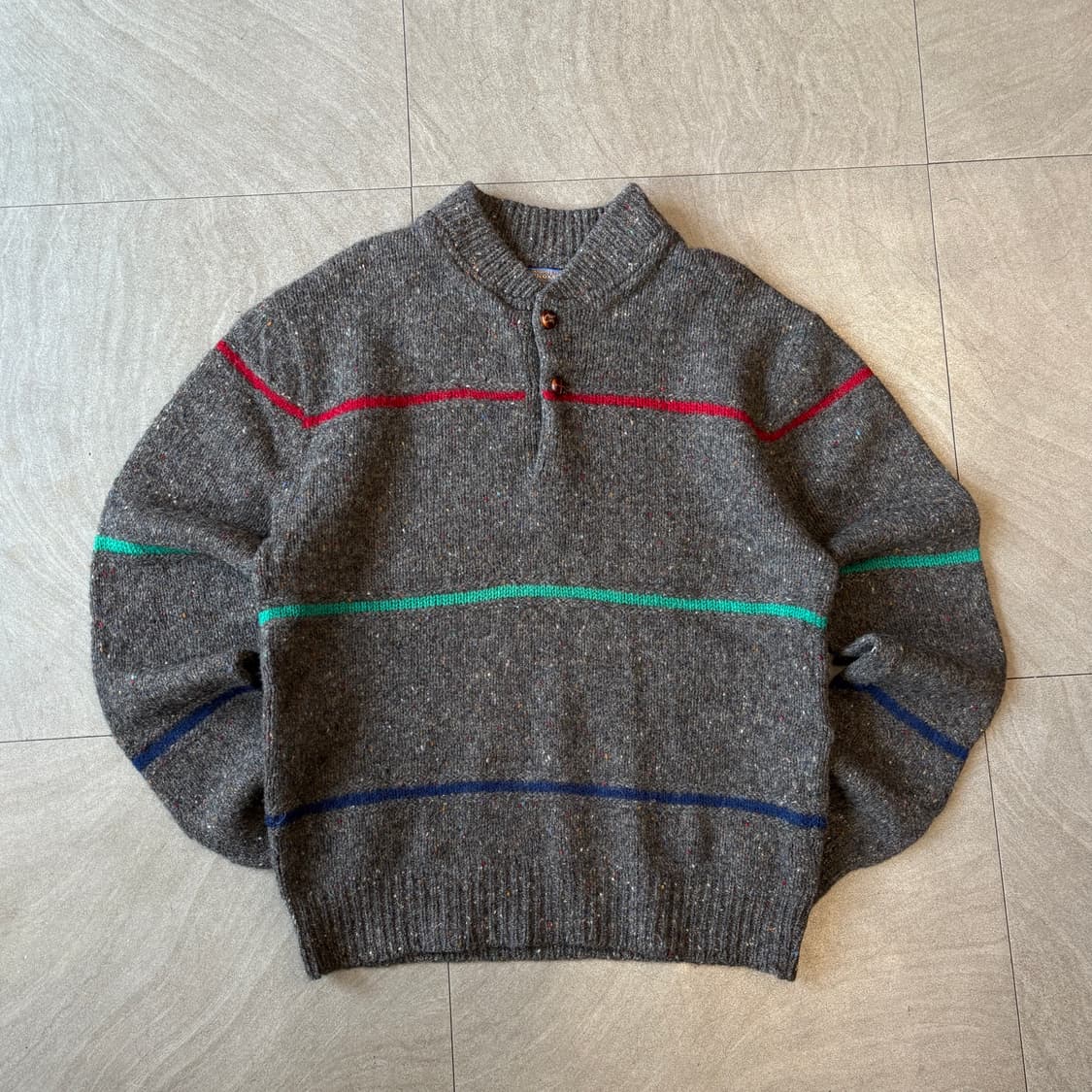 80s 80년대 미국 생산 펜들턴 울 니트 상품이미지1