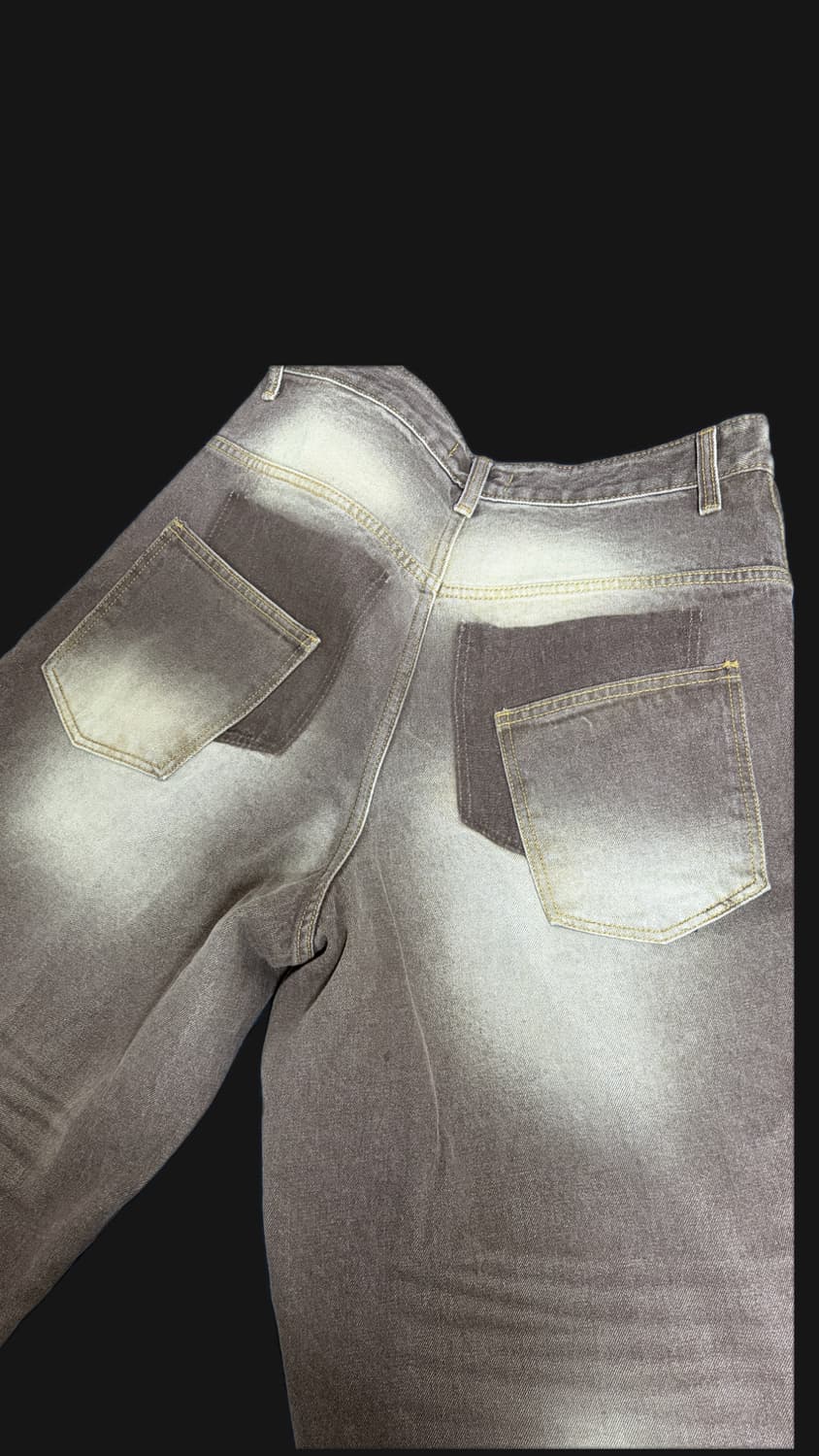 노쿨러스 old faded 데님바지 1사이즈 브라운컬러 상품이미지2