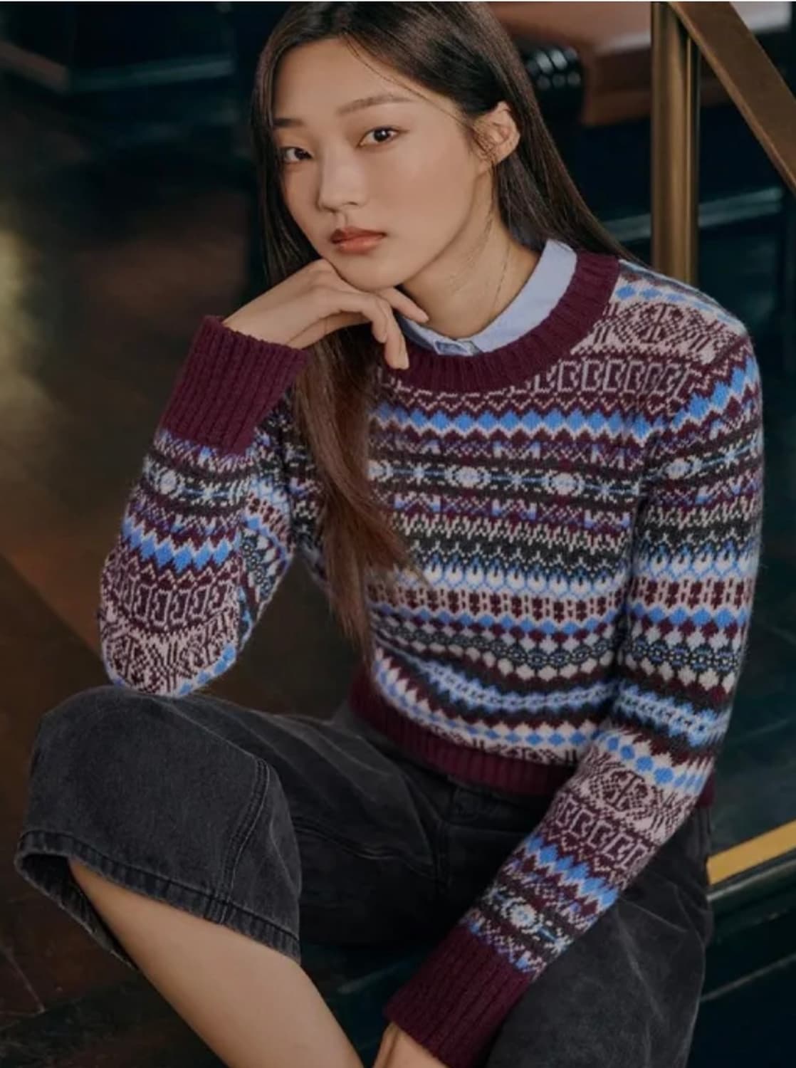 빈폴 울캐시미어 니트 23년 상품이미지1