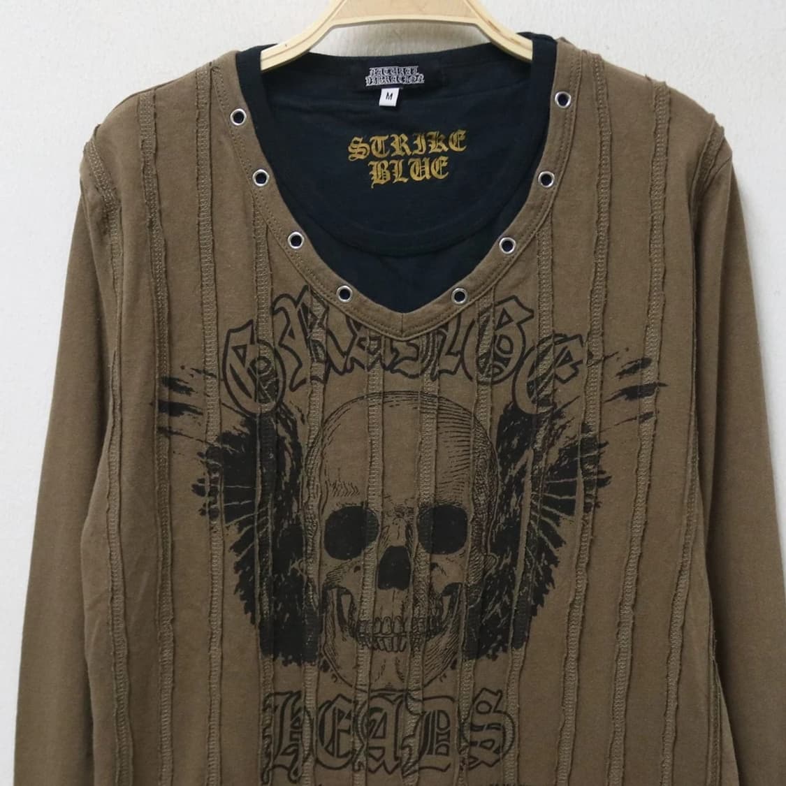 NATURAL VIBRATION 레이어드 긴팔 티셔츠 66785 상품이미지3