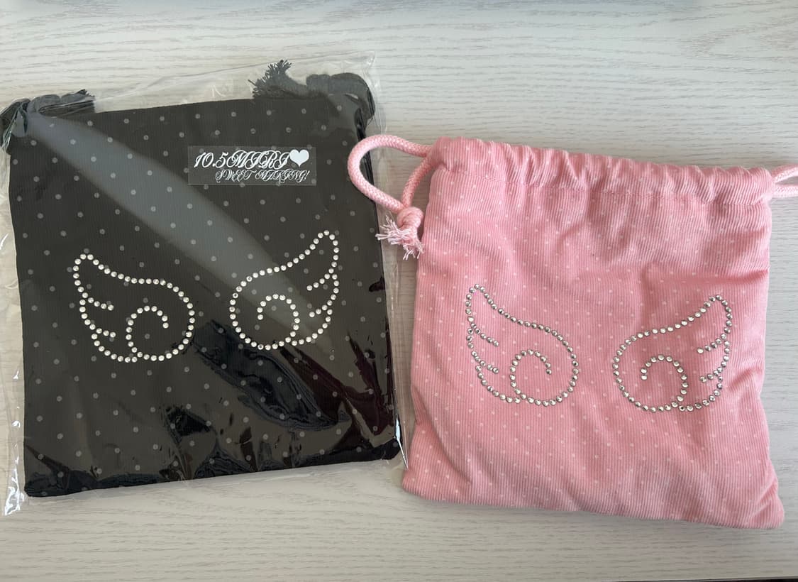 엔젤 날개 도트 파우치 상품이미지2