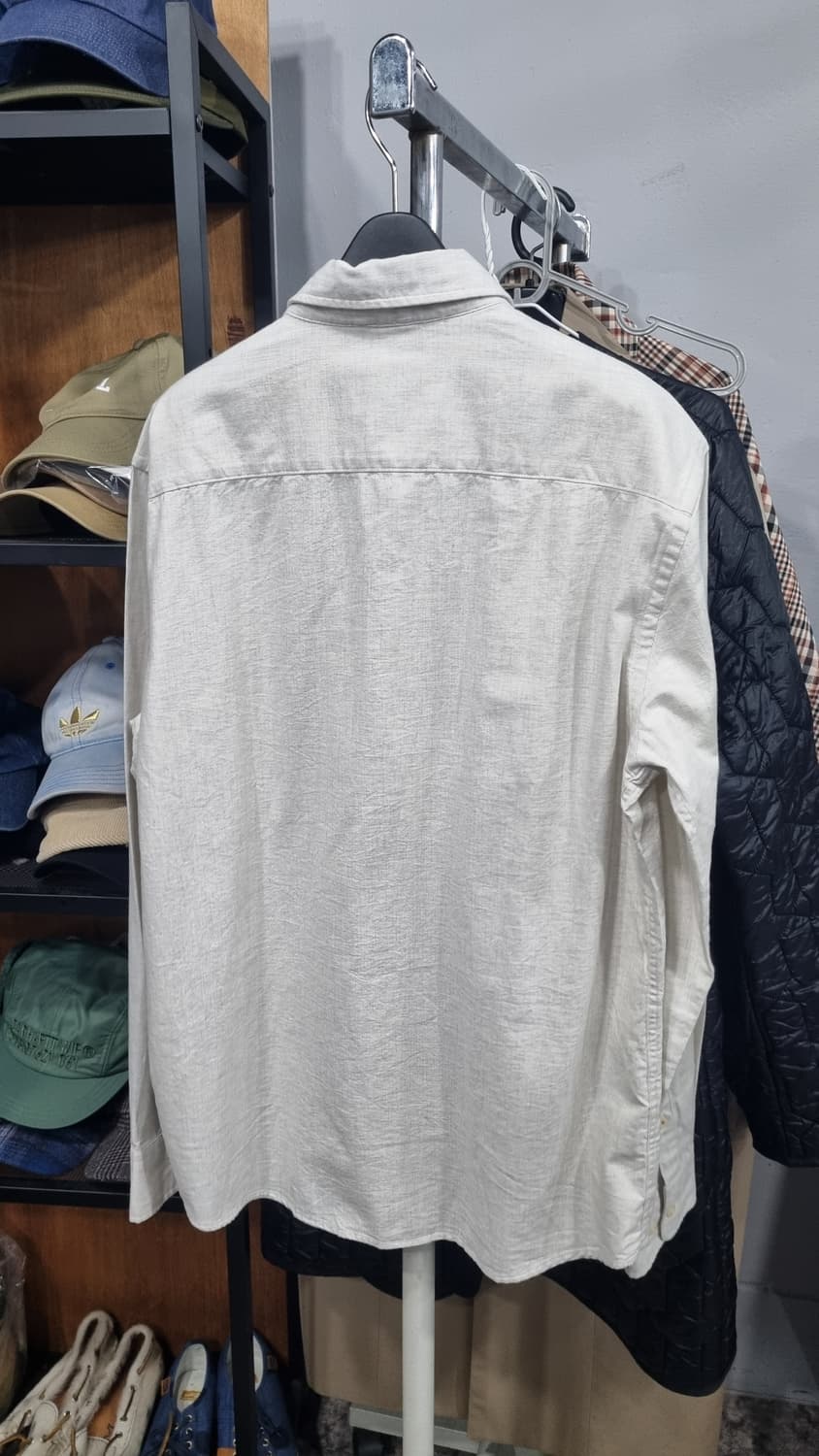 henry cottons 연베이지 봄셔츠 100(가슴단면54,총장76)  상품이미지4